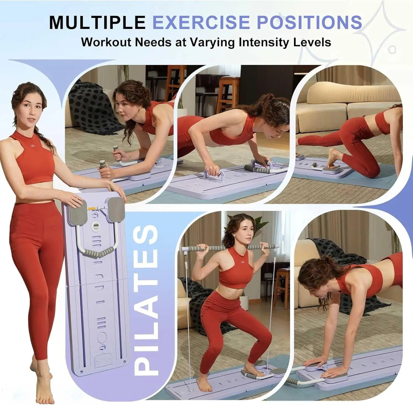 Multifunctional Pilates Abdominal Exercise Pushup Board