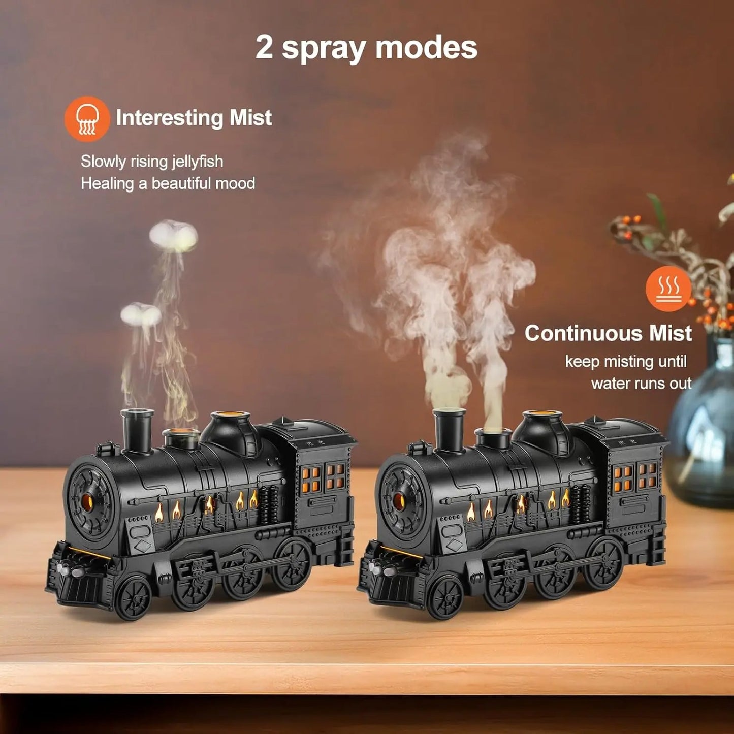 Train Shape Aromatherapy Essential Oil Diffuser
