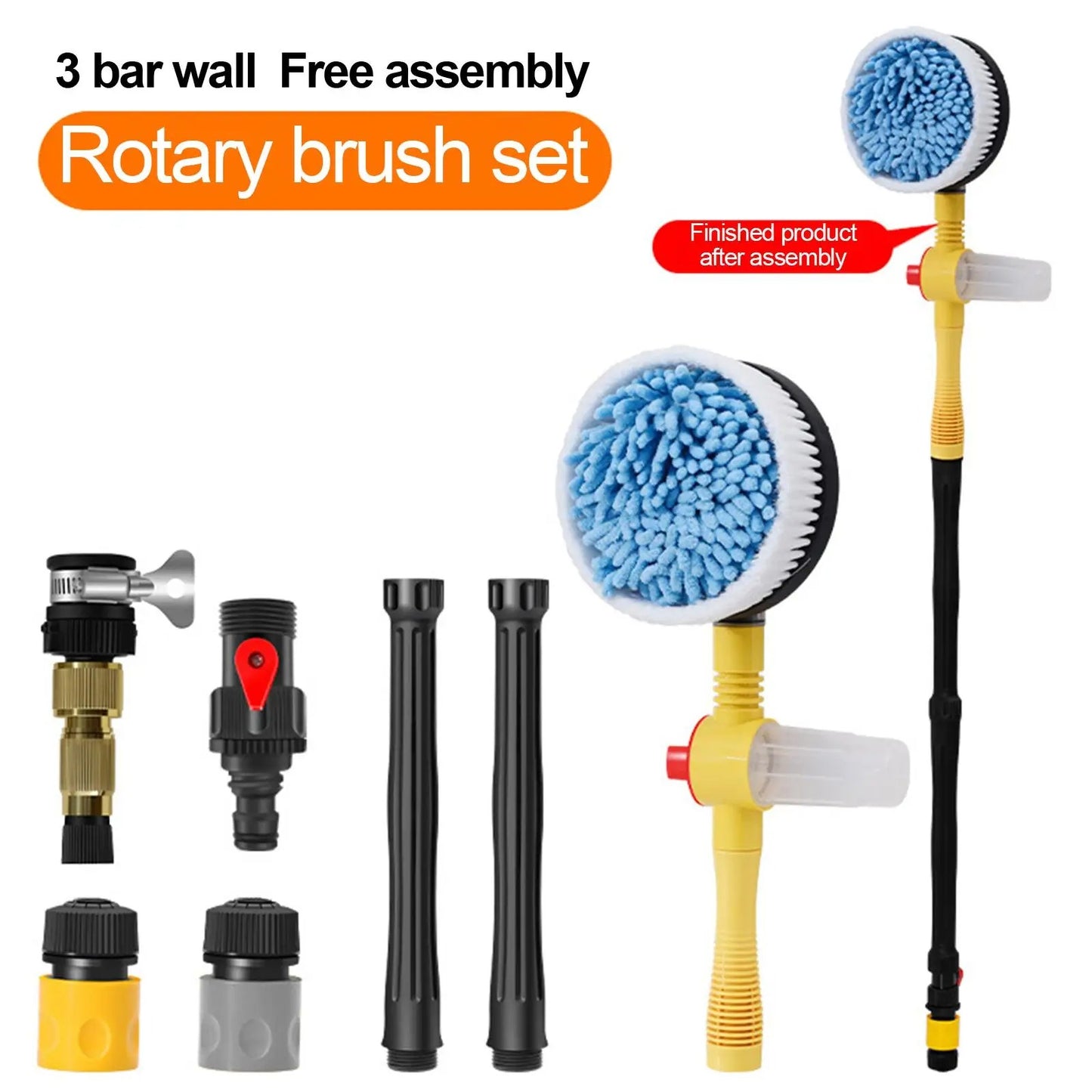 Automatic Rotary Long Handle Car Cleaning Brush